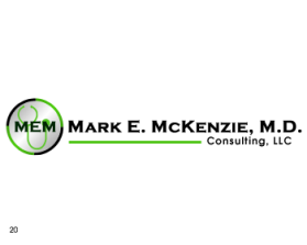 Logo Design entry 919764 submitted by semuasayangeko to the Logo Design for Mark E. McKenzie, M.D., Consulting, LLC run by mmimmd