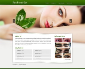 Web Design Entry 921637 submitted by webwinner to the contest for Skin Beauty Bar run by skinbeauty