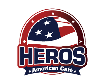 Logo Design entry 922977 submitted by ahillonis to the Logo Design for Heros American Cafe run by superjack0827