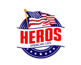 Logo Design entry 922997 submitted by smarttaste to the Logo Design for Heros American Cafe run by superjack0827