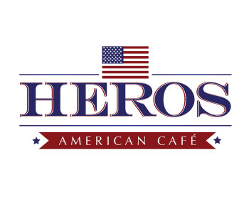 Logo Design entry 922957 submitted by JustSmashn to the Logo Design for Heros American Cafe run by superjack0827