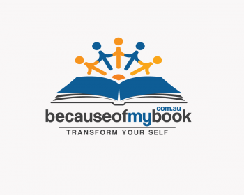 Logo Design entry 928352 submitted by PEACEMAKER to the Logo Design for becauseofmybook.com.au run by evolveyourbusiness
