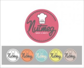 Logo Design entry 930373 submitted by savana to the Logo Design for Nutmeg Bakery & Sweets run by pmhug