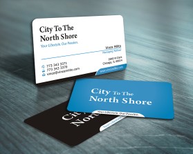 Business Card & Stationery Design entry 931074 submitted by athenticdesigner to the Business Card & Stationery Design for CityToTheNorthShore.com run by vince12