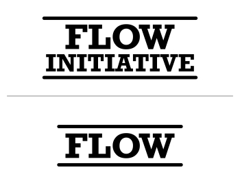 Logo Design entry 931489 submitted by cmyk to the Logo Design for Flow Initiative run by DrJustinDMD