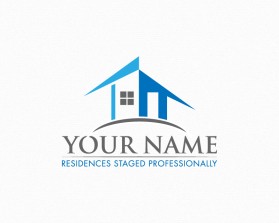 Logo Design entry 933332 submitted by tsrdesigns to the Logo Design for Working on a name....Residences Staged Professionally run by Certified Stager