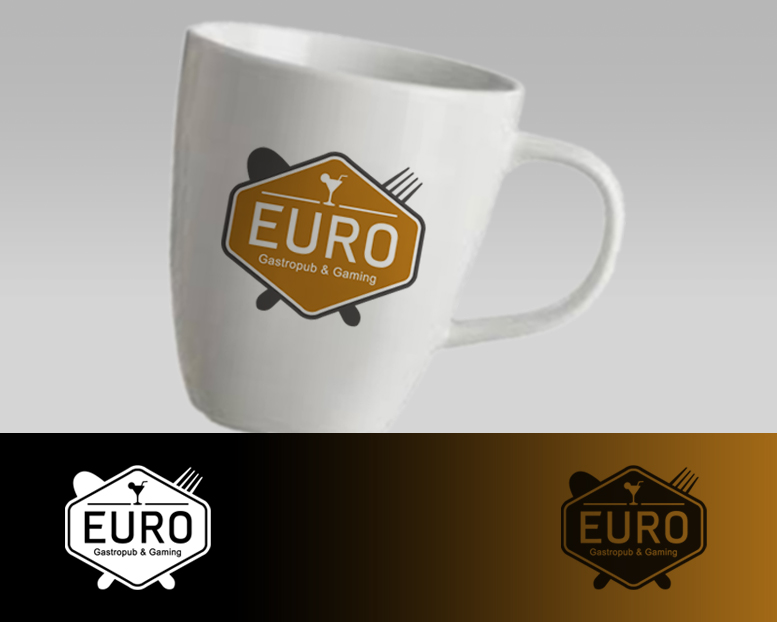 Logo Design entry 936786 submitted by smarttaste to the Logo Design for Euro Gastropub & Gaming run by eurogastropub