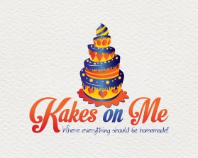 Logo Design entry 937093 submitted by PEACEMAKER to the Logo Design for Kakes on Me run by RiivaW