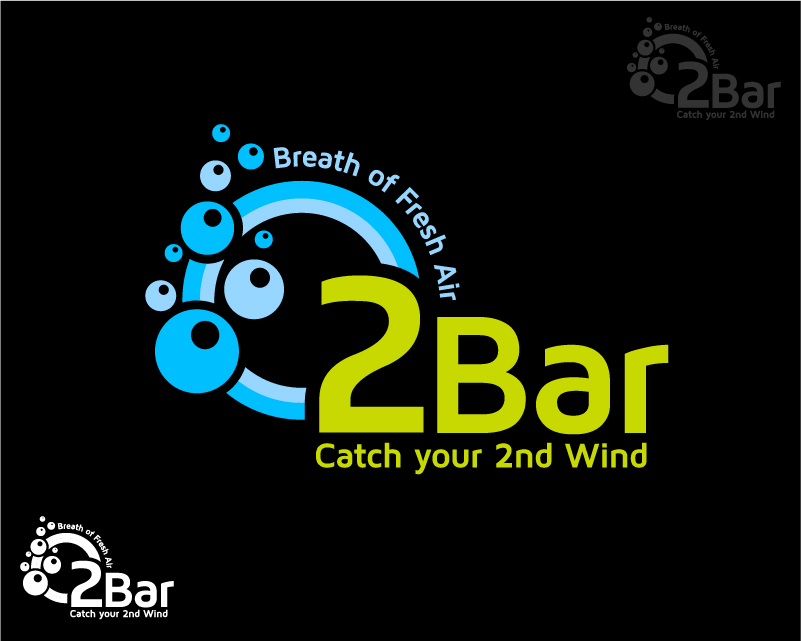 Logo Design entry 938925 submitted by quattrog to the Logo Design for Breath of Fresh Air O2 Bar run by O2 Bar