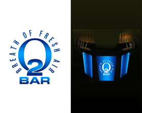 Logo Design entry 938906 submitted by Sagar7555 to the Logo Design for Breath of Fresh Air O2 Bar run by O2 Bar