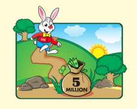 Logo Design entry 942857 submitted by ArtDevil to the Logo Design for Rabbit Trail to 5 Million  run by lptravel