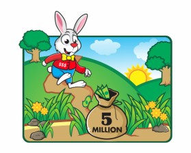 Logo Design entry 942865 submitted by ArtDevil to the Logo Design for Rabbit Trail to 5 Million  run by lptravel