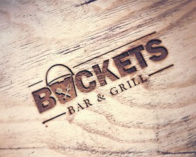 Logo Design entry 943236 submitted by Riotto to the Logo Design for Buckets bar and grill run by Buckets