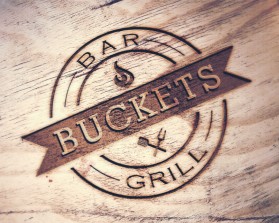 Logo Design entry 943238 submitted by rSo to the Logo Design for Buckets bar and grill run by Buckets