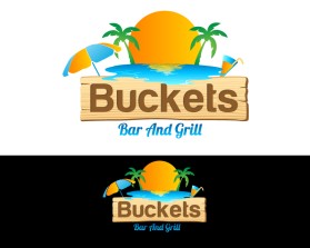Logo Design entry 943260 submitted by cassius_18 to the Logo Design for Buckets bar and grill run by Buckets