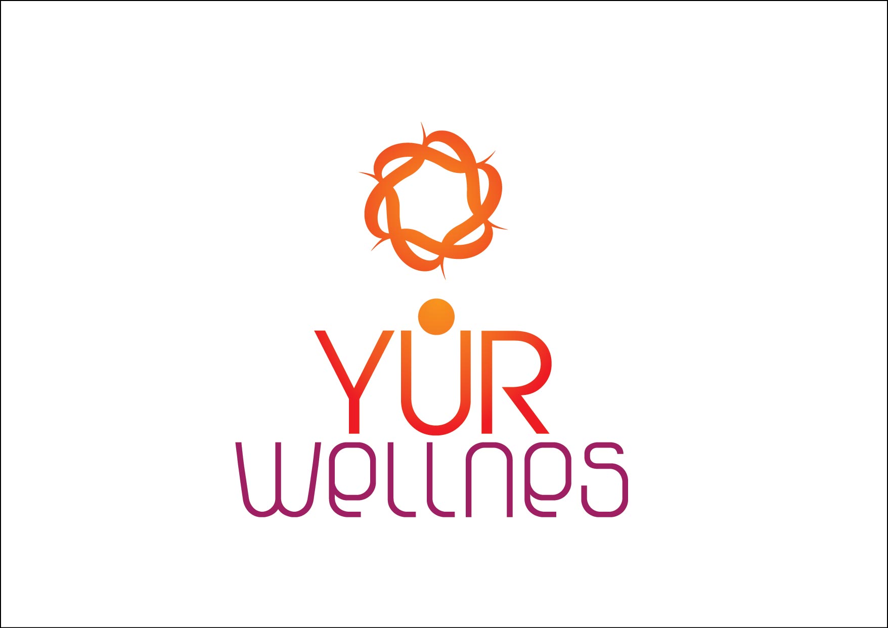 Logo Design entry 946589 submitted by Kiansantang to the Logo Design for Y&#367;r Wellness run by Geronimo1