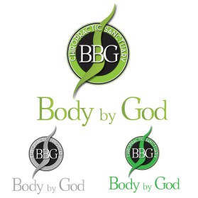Logo Design entry 951146 submitted by jonny2quest to the Logo Design for Body by God Chiropractic Sanctuary (BBG) run by Wendydpm
