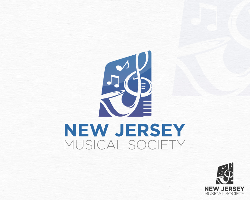 Logo Design entry 951899 submitted by ahillonis to the Logo Design for New Jersey Music Society run by JessicaMusic