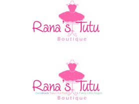 Logo Design entry 951978 submitted by C3P5 to the Logo Design for RANA's Tutu Boutique run by Ranar