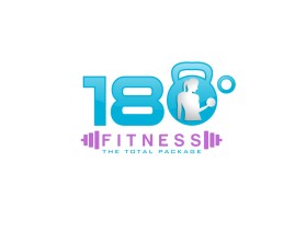 Logo Design entry 953063 submitted by noxjk to the Logo Design for 180 (degrees) Fitness, The Total Package run by 180 Fitness
