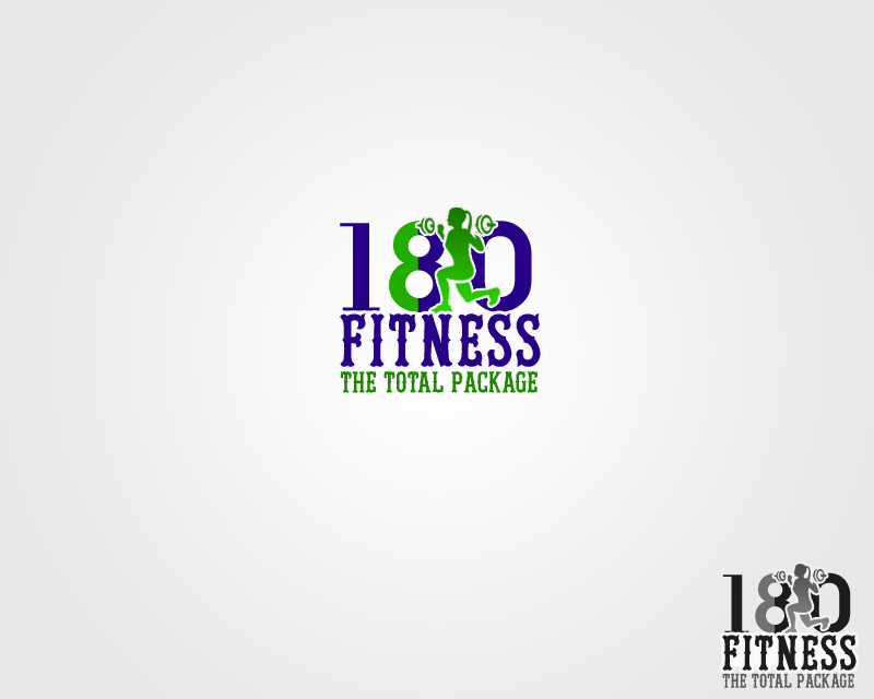 Logo Design entry 953094 submitted by leoglobe to the Logo Design for 180 (degrees) Fitness, The Total Package run by 180 Fitness