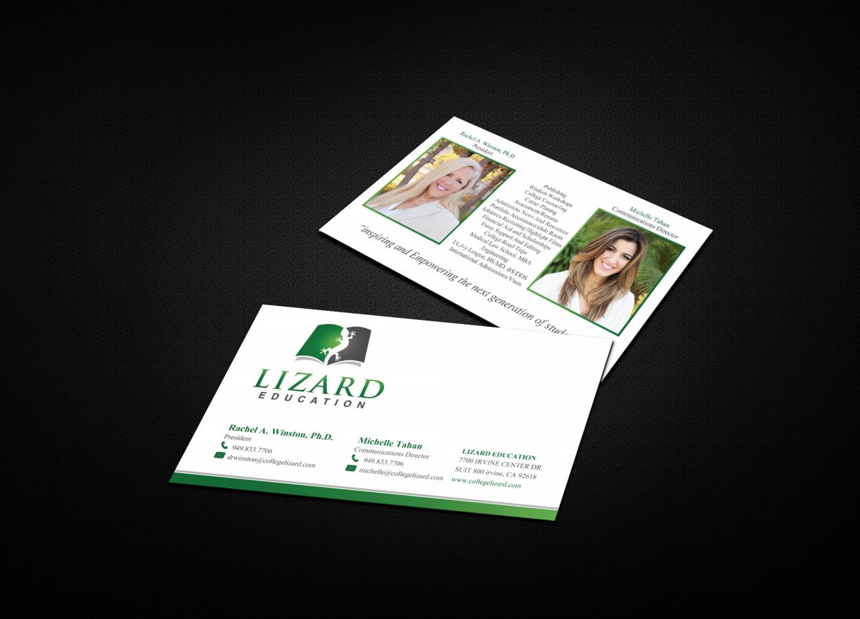 Business Card & Stationery Design entry 954275 submitted by athenticdesigner to the Business Card & Stationery Design for Lizard Education run by michelletahan