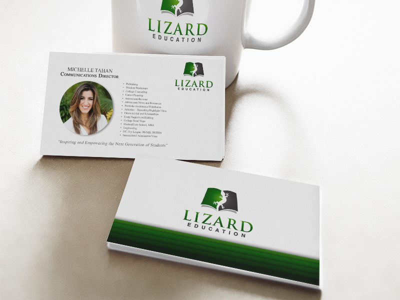 Business Card & Stationery Design entry 954355 submitted by LordOgeday to the Business Card & Stationery Design for Lizard Education run by michelletahan