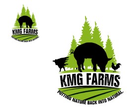 Logo Design entry 955116 submitted by bocaj.ecyoj to the Logo Design for KMG Farms run by kmgfarms