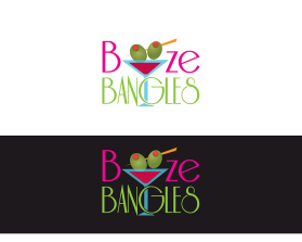Logo Design entry 955232 submitted by DORIANA999 to the Logo Design for Booze Bangles run by jrg615