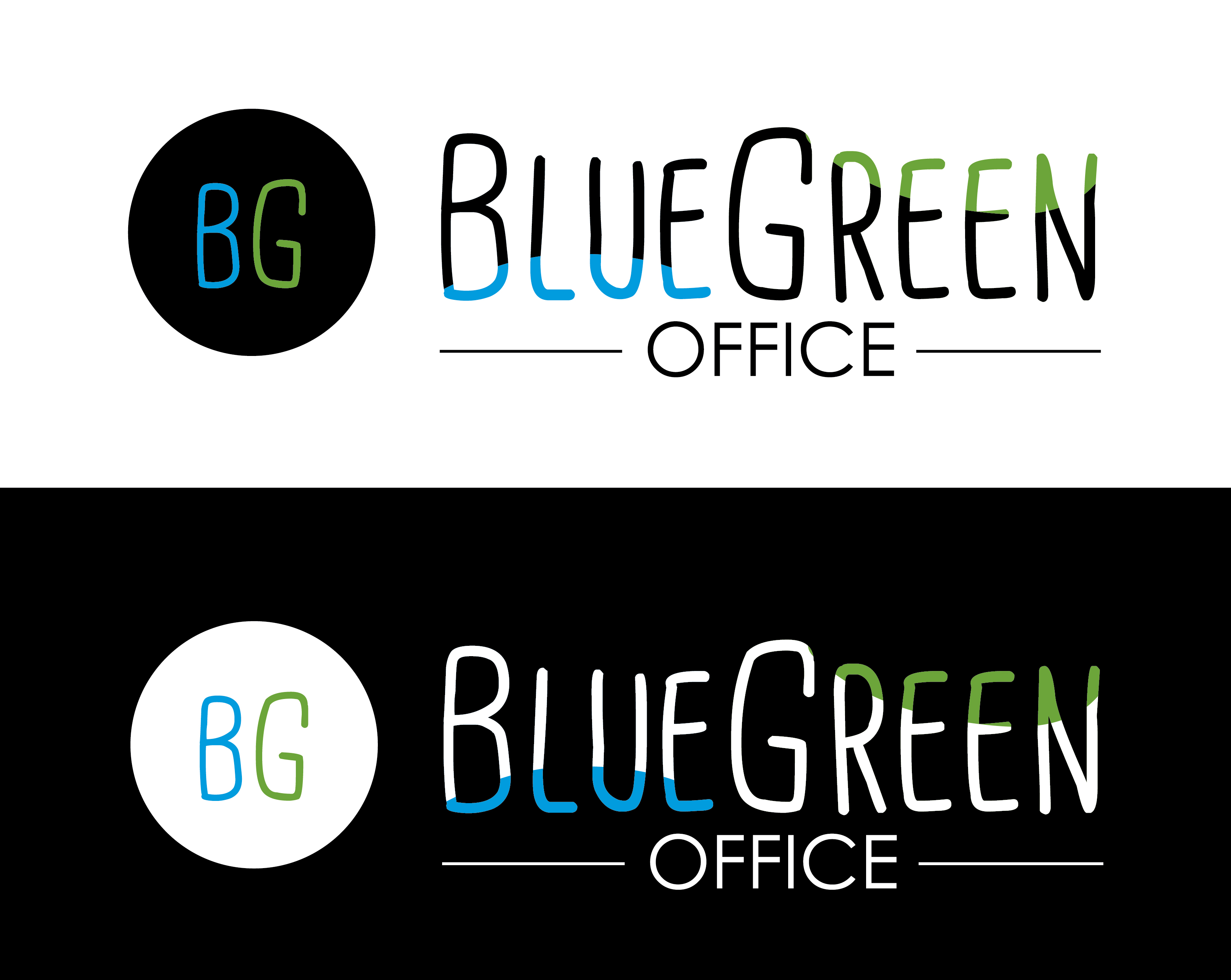 Logo Design entry 958883 submitted by Fairytaleink to the Logo Design for BlueGreen Office run by BGO