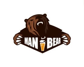 Logo Design entry 962300 submitted by paguy58 to the Logo Design for ManBear Brewing run by CowHollow