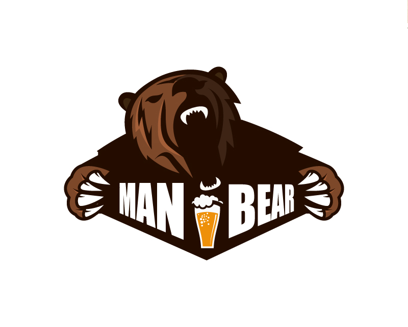 Logo Design entry 962336 submitted by oscardesigns to the Logo Design for ManBear Brewing run by CowHollow