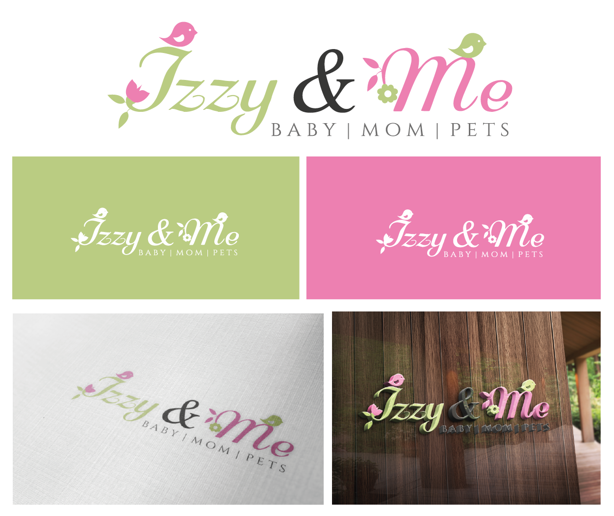 Logo Design entry 968073 submitted by shirleipatricia to the Logo Design for Izzy & Me run by kbc1113
