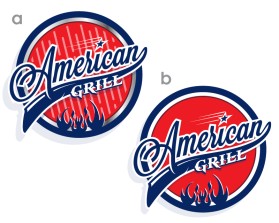 Logo Design entry 972202 submitted by savana to the Logo Design for American Grill run by American Grill