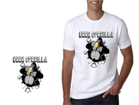 T-Shirt Design entry 973161 submitted by webwinner to the T-Shirt Design for beer guerilla run by ferndogg211