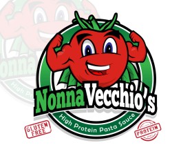 Logo Design entry 975378 submitted by Bima Sakti to the Logo Design for Nonna Vecchio's High Protein Pasta Sauce run by nonnavecchios