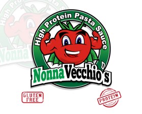 Logo Design entry 975396 submitted by Bima Sakti to the Logo Design for Nonna Vecchio's High Protein Pasta Sauce run by nonnavecchios