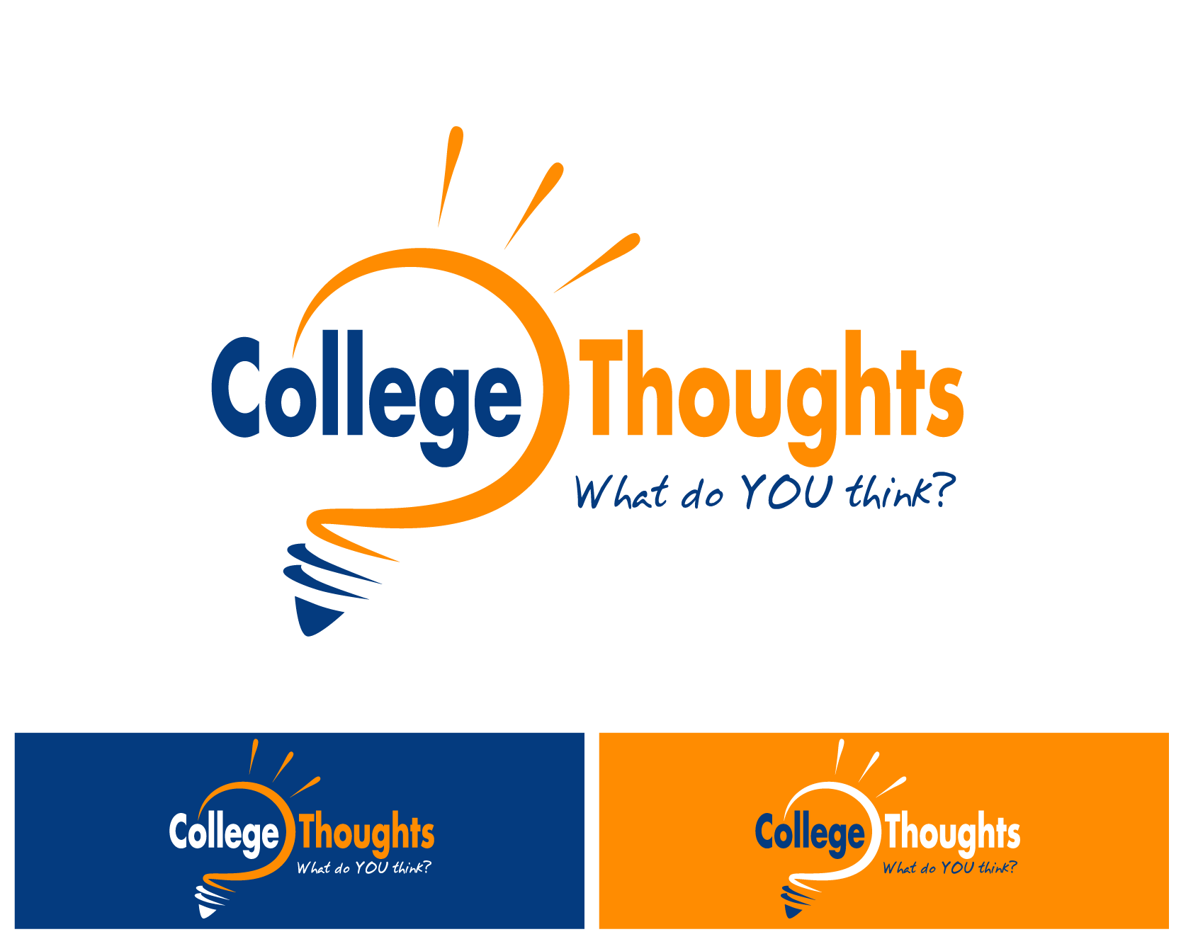 Logo Design entry 975578 submitted by graphica to the Logo Design for College Thoughts run by Taledan