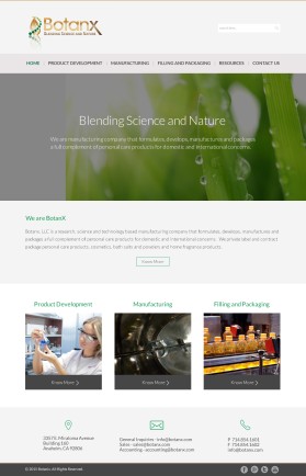 Web Design Entry 975743 submitted by Sagar7555 to the contest for Botanx, LLC run by botanxllc