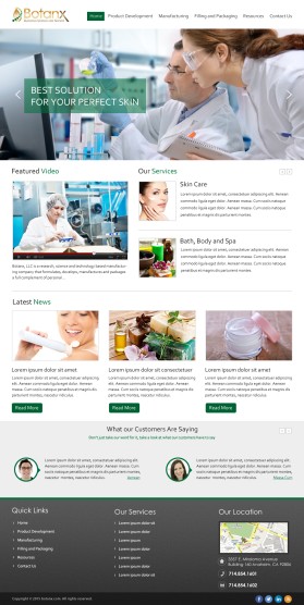 Web Design entry 975747 submitted by HisEye4Dezign to the Web Design for Botanx, LLC run by botanxllc