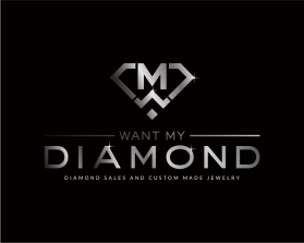 Logo Design entry 975920 submitted by putih to the Logo Design for Want My Diamond run by wantmydiamond