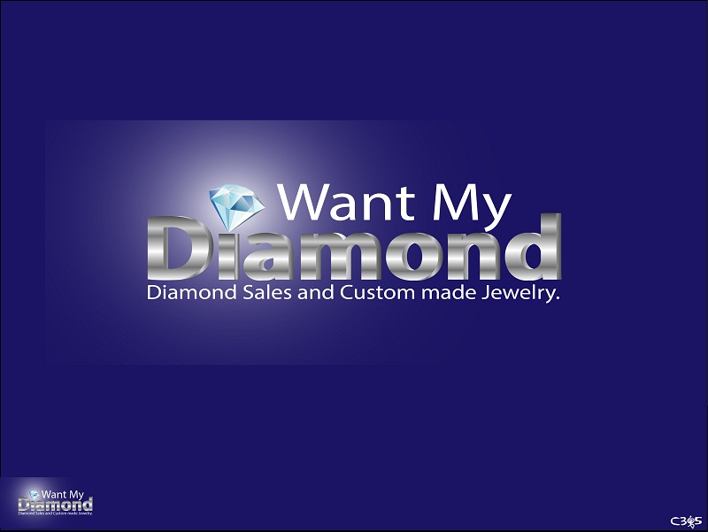 Logo Design entry 975906 submitted by C3P5 to the Logo Design for Want My Diamond run by wantmydiamond