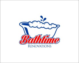 Logo Design entry 978444 submitted by slamet77 to the Logo Design for Bathtime Renovations run by bathtime