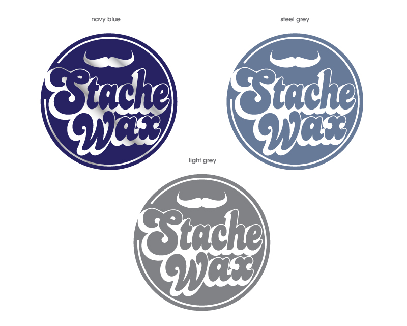 Logo Design entry 978554 submitted by FactoryMinion to the Logo Design for StacheWax (no website yet) run by LBH