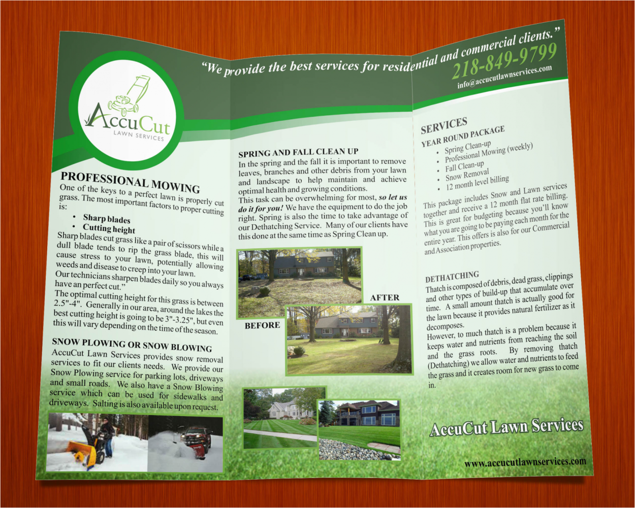 Brochure Design entry 1021057 submitted by tornado