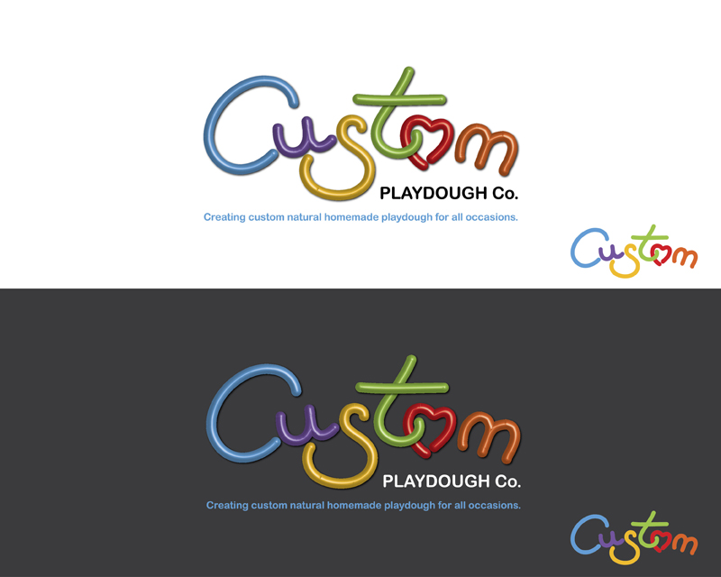 Logo Design entry 980740 submitted by DesignS to the Logo Design for Custom Playdough Co. run by caniwi