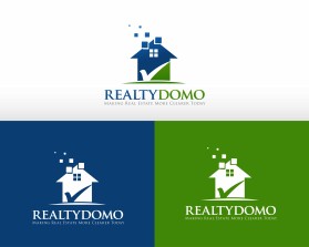 Logo Design entry 980884 submitted by drifel22 to the Logo Design for www.realtydomo.com run by diosanagroup