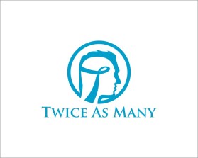 Logo Design entry 981541 submitted by smarttaste to the Logo Design for Twice As Many run by CancerSurvivor