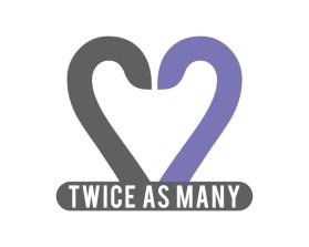 Logo Design Entry 981599 submitted by Unclet to the contest for Twice As Many run by CancerSurvivor