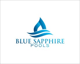 Logo Design entry 981803 submitted by redfox22 to the Logo Design for Blue Sapphire Pools run by bmaddox